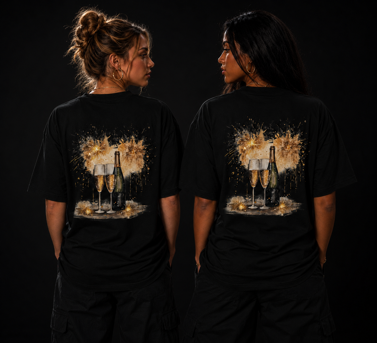 Champagne nights-Tee