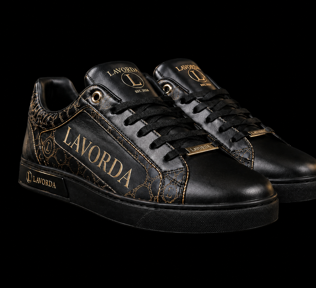 Gold Monogram Sneaker