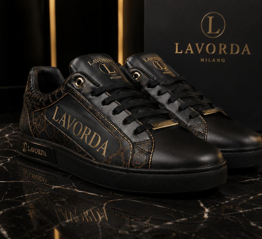 Gold Monogram Sneaker